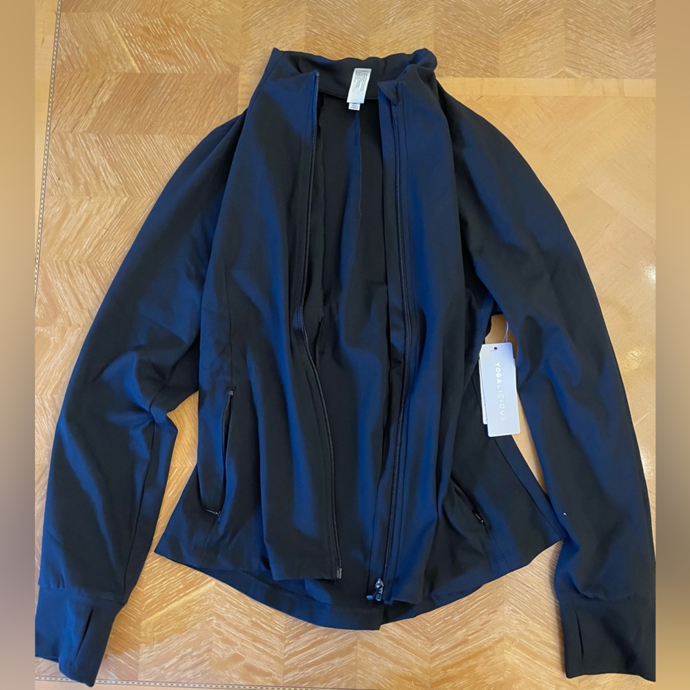 Yogalicious Black Zip-Up Jacket